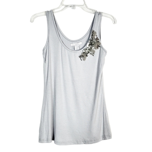 Charlotte Russe Y2K tank top with floral sequin - Picture 2 of 6